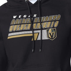 Vegas Golden Knights Starter Logo Push Fleece Hoodie - Black - NHL