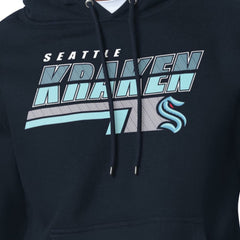 Seattle Kraken Starter Logo Push Fleece Hoodie - Deep Sea Blue - NHL