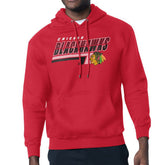 Chicago Blackhawks Starter Logo Push Fleece Hoodie - Red - NHL