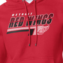 Detroit Red Wings Starter Logo Push Fleece Hoodie - Red - NHL