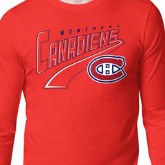Montreal Canadiens Starter Modern Tailsweep Long Sleeve T-Shirt - Red - NHL