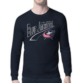 Columbus Blue Jackets Starter Modern Tailsweep Long Sleeve T-Shirt - Navy - NHL