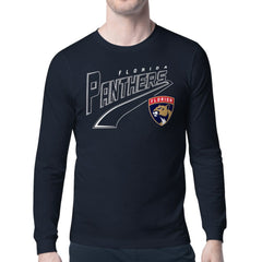 Florida Panthers Starter Modern Tailsweep Long Sleeve T-Shirt - Navy - NHL