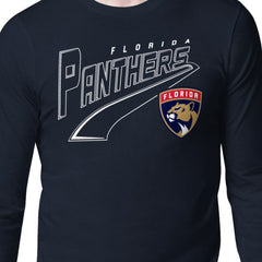 Florida Panthers Starter Modern Tailsweep Long Sleeve T-Shirt - Navy - NHL