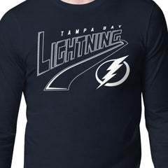 Tampa Bay Lightning Starter Modern Tailsweep Long Sleeve T-Shirt - Blue - NHL