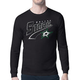 Dallas Stars Starter Modern Tailsweep Long Sleeve T-Shirt - Black - NHL