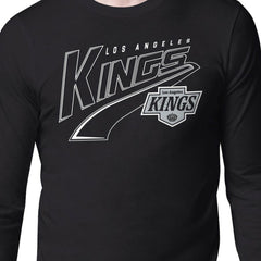 Los Angeles Kings Starter Modern Tailsweep Long Sleeve T-Shirt - Black - NHL