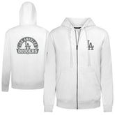 Los Angeles Dodgers Levelwear Podium Chenille Logo Full-Zip Hoodie - MLB