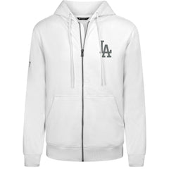 Los Angeles Dodgers Levelwear Podium Chenille Logo Full-Zip Hoodie - MLB