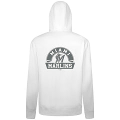 Miami Marlins Levelwear Podium Chenille Logo Full-Zip Hoodie - MLB