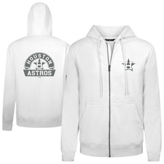 Houston Astros Levelwear Podium Chenille Logo Full-Zip Hoodie - MLB