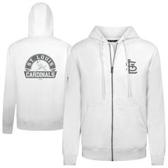 St. Louis Cardinals Levelwear Podium Banner Arch Full-Zip Hoodie - MLB