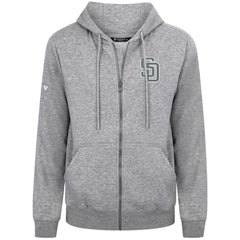 San Diego Padres Levelwear Podium Banner Arch Full-Zip Hoodie - MLB