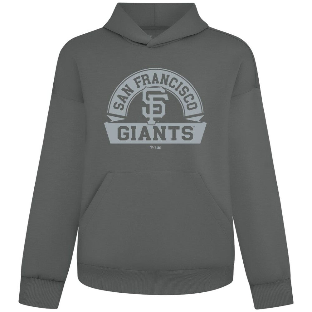 San Francisco Giants Levelwear Luxe Signature Banner Arch Tri-Blend Hoodie - MLB
