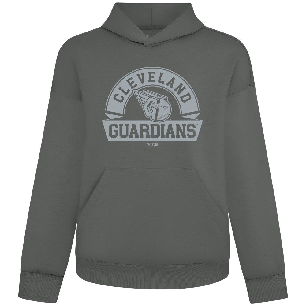 Cleveland Guardians Levelwear Luxe Signature Banner Arch Tri-Blend Hoodie - MLB