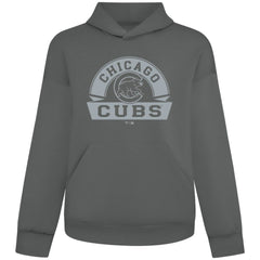 Chicago Cubs Levelwear Luxe Signature Banner Arch Tri-Blend Hoodie - MLB