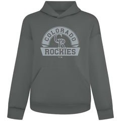 Colorado Rockies Levelwear Luxe Signature Banner Arch Tri-Blend Hoodie - MLB