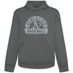 Athletics Levelwear Luxe Signature Banner Arch Tri-Blend Hoodie - MLB