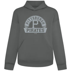 Pittsburgh Pirates Levelwear Luxe Signature Banner Arch Tri-Blend Hoodie - MLB