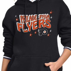 Philadelphia Flyers Starter Women's Fireworks Fleece Hoodie - Black - NHL