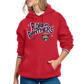 Florida Panthers Starter Women's Fireworks Fleece Hoodie - Red - NHL