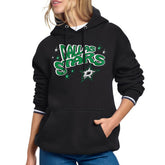 Dallas Stars Starter Women's Fireworks Fleece Hoodie - Black - NHL