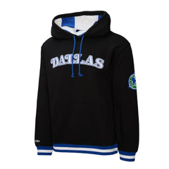 Dallas Mavericks Hardwood Classics Nights Playmaker Fleece Hoodie Black - NBA