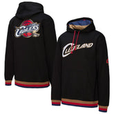 Cleveland Cavaliers Hardwood Classics Nights Playmaker Fleece Hoodie Black - NBA