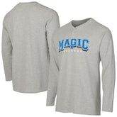 Orlando Magic Concepts Sport Hawthorn Thermal Knit Long Sleeve Henley T-Shirt Gray - NBA