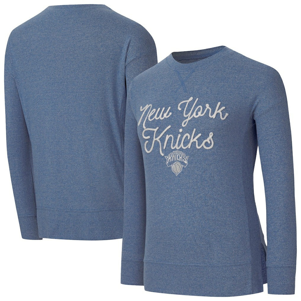 New York Knicks Concepts Sport Women's Rigor Long Sleeve Jersey T-Shirt Royal - NBA