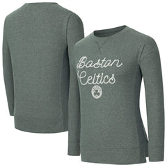 Boston Celtics Concepts Sport Women's Rigor Long Sleeve Jersey T-Shirt Hunter Green - NBA