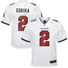 Emeka Egbuka Tampa Bay Buccaneers Youth White Game Jersey White | Nike for Sale