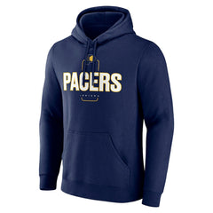 Indiana Pacers Center Court Name & Number Custom Hoodie Navy - NBA