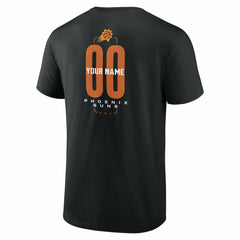 Phoenix Suns Center Court Name & Number Custom T-Shirt Black - NBA