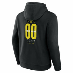 Utah Jazz Center Court Name & Number Custom Hoodie Black - NBA