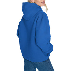 Detroit Pistons Starter Women's Arch Stripe Fleece Hoodie Blue - NBA