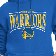 Golden State Warriors Starter Women's Arch Stripe Fleece Hoodie Royal - NBA