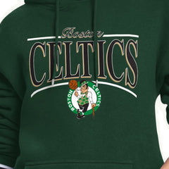 Boston Celtics Starter Women's Arch Stripe Fleece Hoodie Kelly Green - NBA