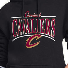 Cleveland Cavaliers Starter Women's Arch Stripe Fleece Hoodie Black - NBA
