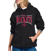 Houston Rockets Starter Women's Arch Stripe Fleece Hoodie Black - NBA