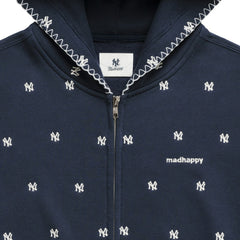 New York Yankees Madhappy Unisex All Over Fleece Full-Zip Hoodie - MLB