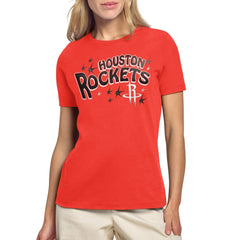Houston Rockets Starter Women's Fireworks T-Shirt Red - NBA