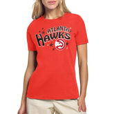 Atlanta Hawks Starter Women's Fireworks T-Shirt Red - NBA