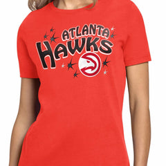 Atlanta Hawks Starter Women's Fireworks T-Shirt Red - NBA