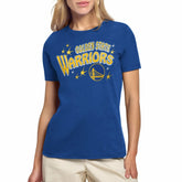 Golden State Warriors Starter Women's Fireworks T-Shirt Royal - NBA