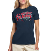 New Orleans Pelicans Starter Women's Fireworks T-Shirt Navy - NBA