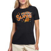 Phoenix Suns Starter Women's Fireworks T-Shirt Black - NBA