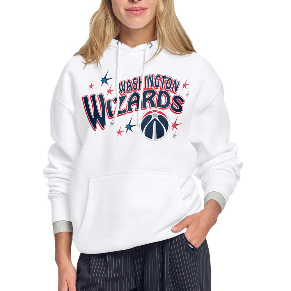 Washington Wizards Starter Women's Fireworks Fleece Hoodie White - NBA