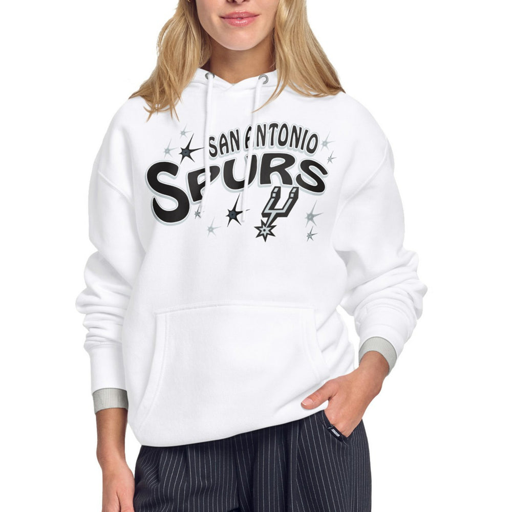 San Antonio Spurs Starter Women's Fireworks Fleece Hoodie White - NBA