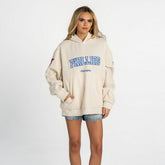 Philadelphia Phillies The Wild Collective Women's Oversized Cord Hoodie - MLB